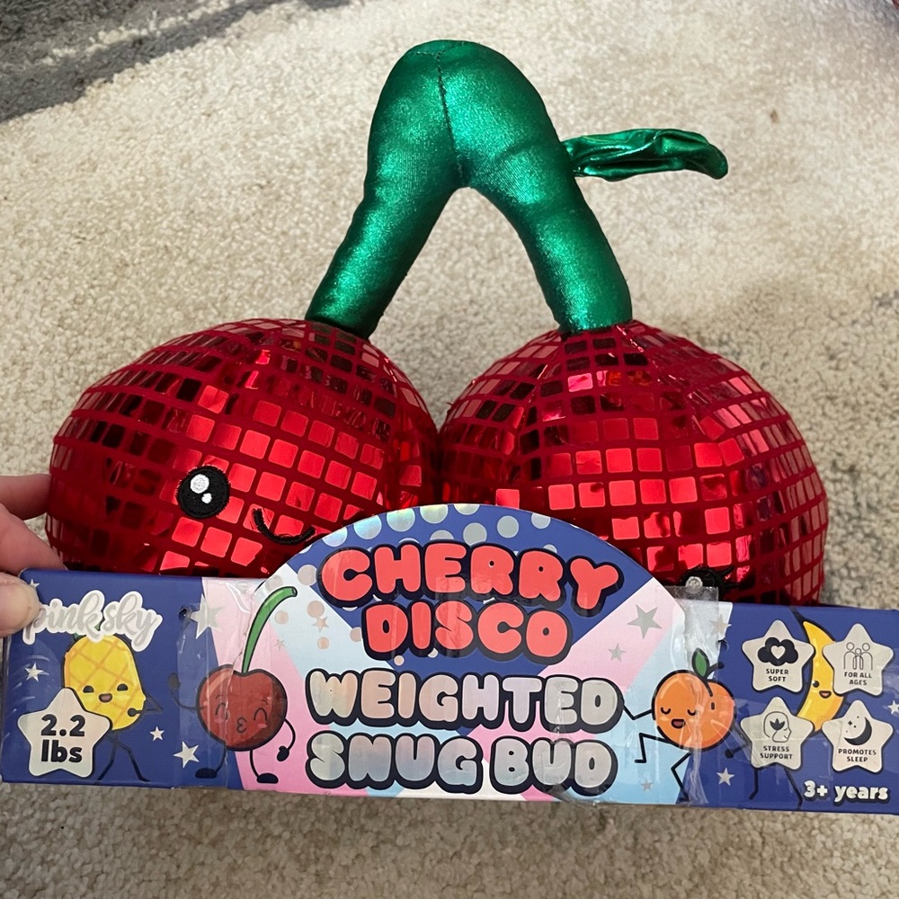 Cherry Disco Weighted Snug Bud - Red and Green